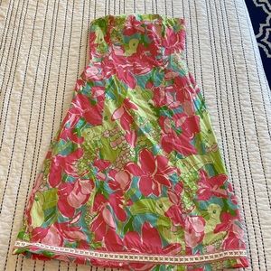 Lilly Pulitzer White Label Strapless Dress